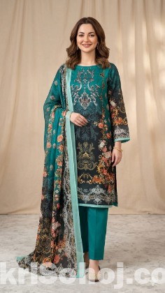 Pakistani Zam Zam Three Piece Unstitch